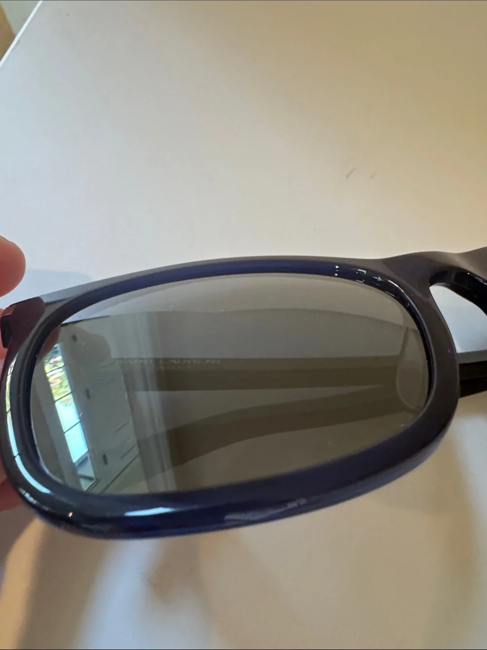 Saint Laurent Blue Square Sunglasses
